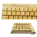 clavier d&#39;ordinateur de jeu en bambou